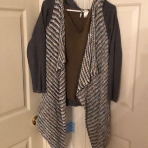 2 piece long sleeve shirt and sweater